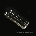 Vetro di calibro borosilicato trasparente